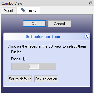 図.「Set color per face」ダイアログ